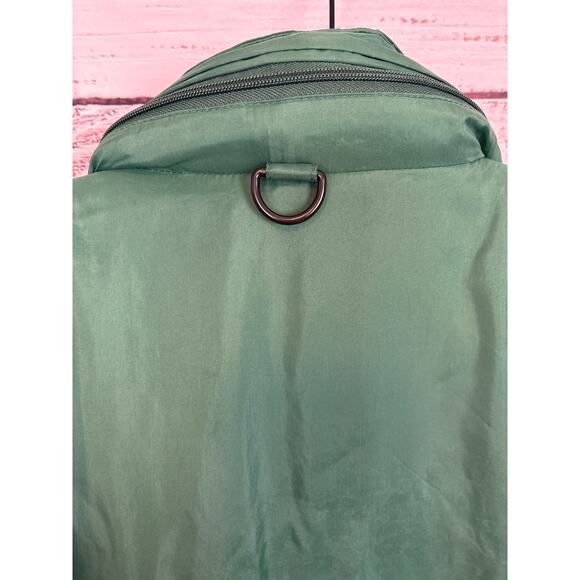 Mens VTG Hodgman Lakestream Fish Waterproof Raincoat Green Pocket Hood Wading L - Picture 8 of 10